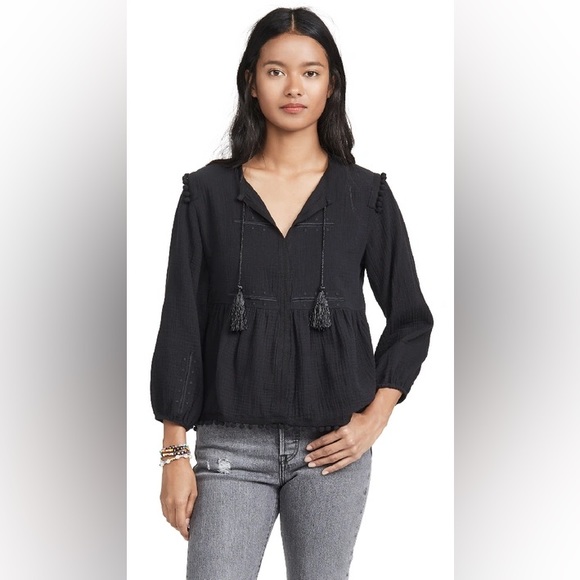 AYR black the dolly top - Picture 1 of 5